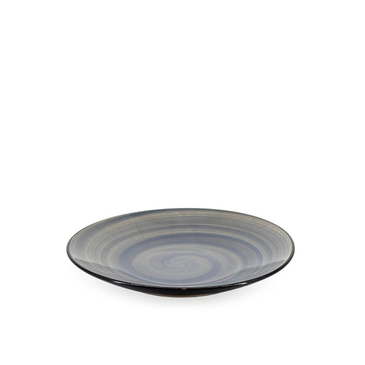 Ceramic Dinner Set Blue Swirl