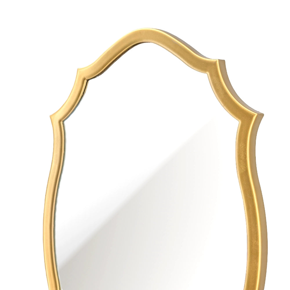 Gold Plastic Framed Mirror French 60cm