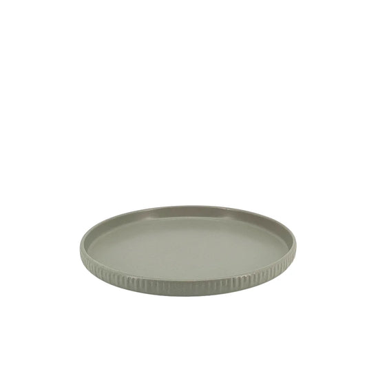 Ceramic Dinner Set Green Emboss