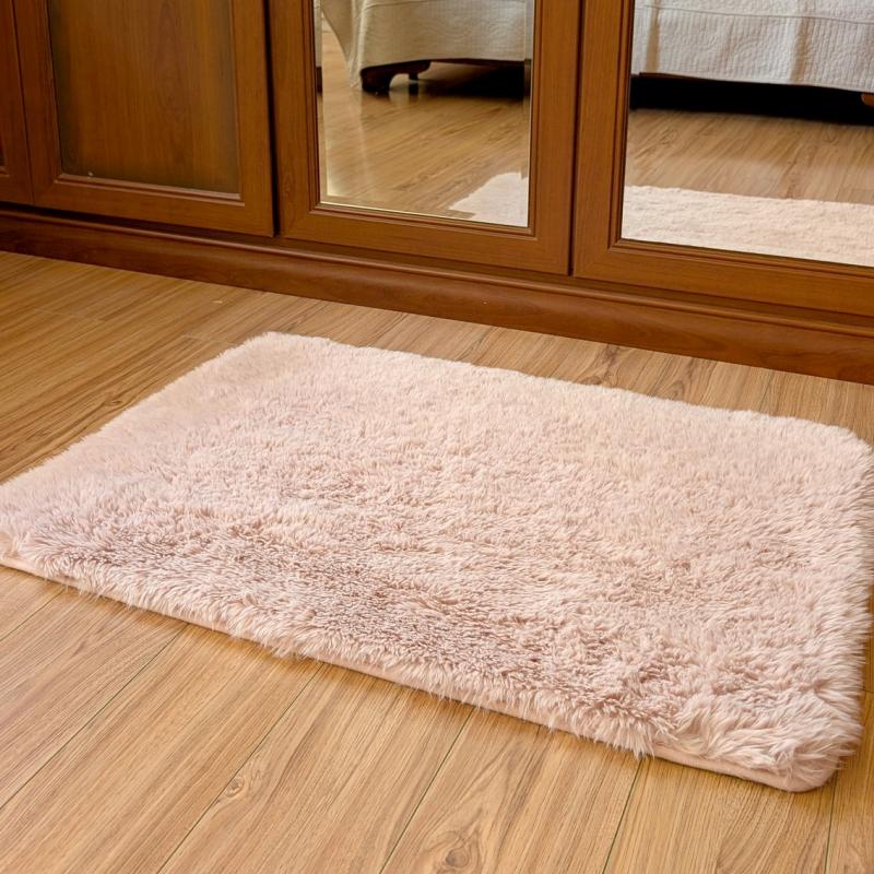 Floor Mat Pink Premium Fur 50 x 76cm