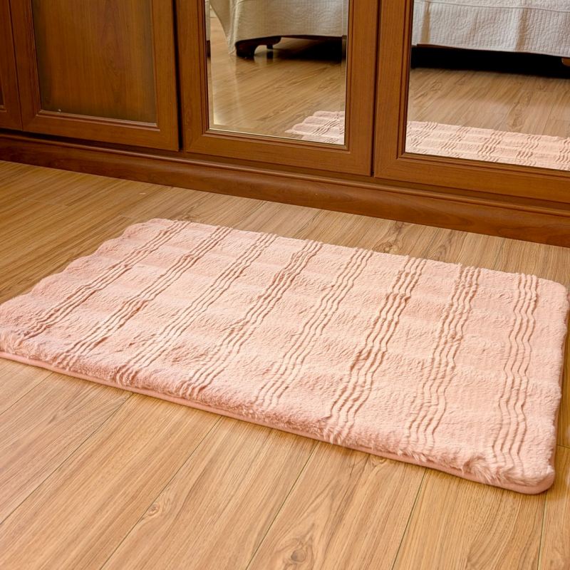 Floor Mat Pink Emboss 50cm x 76cm