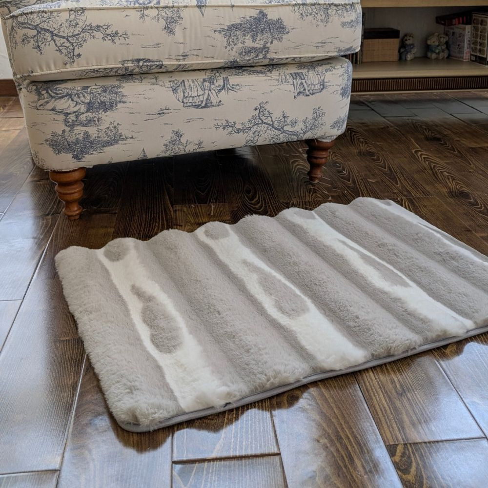 Floor Mat Gray Pattern 50cm x 76cm