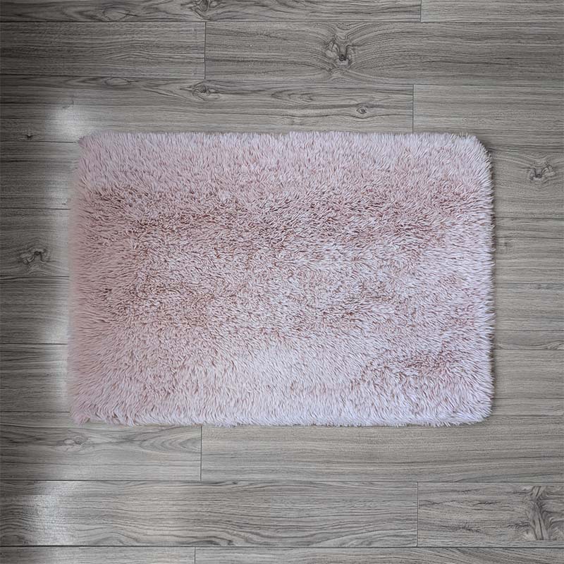 Floor Mat Pink Premium Fur 50 x 76cm