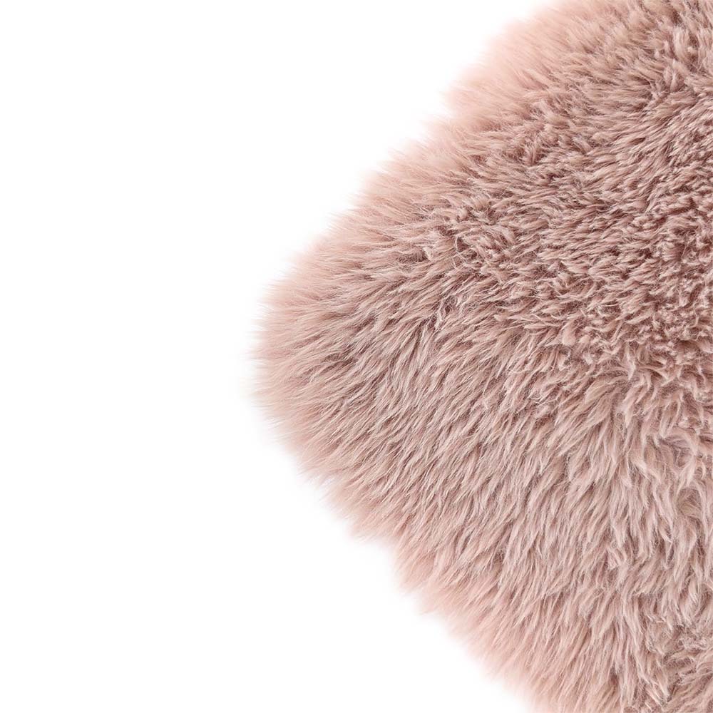Floor Mat Pink Premium Fur 50 x 76cm