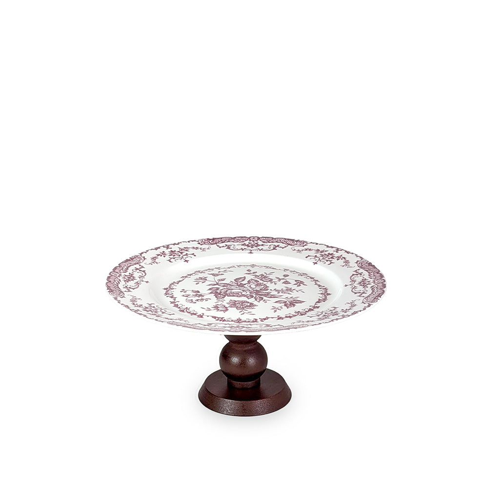 Cake Stand Vintage Burgundy 20cm