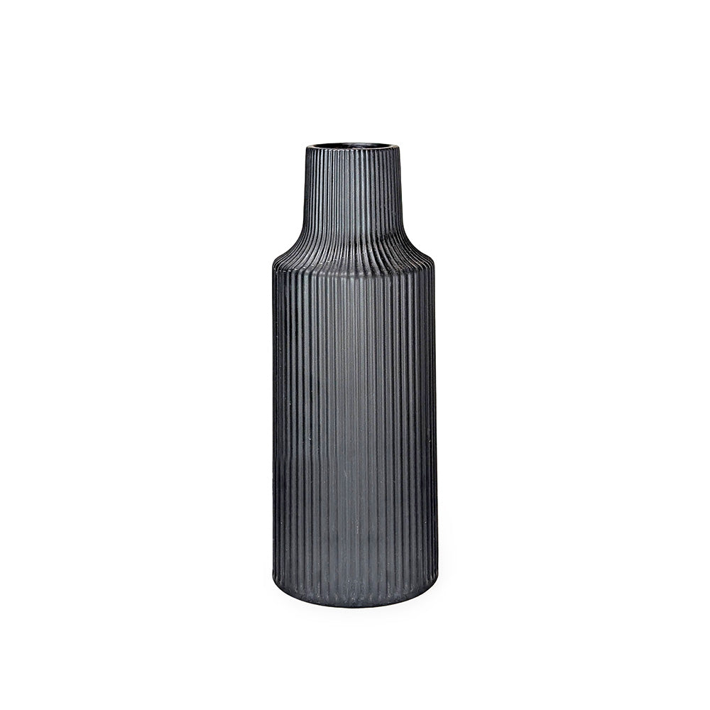 Black Ceramic Vase 30cm
