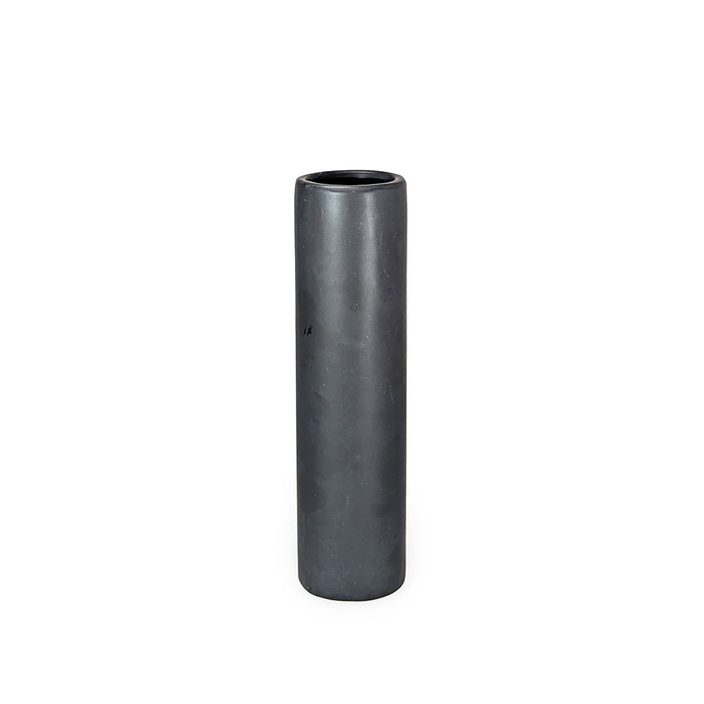 Black Ceramic Vase 23cm