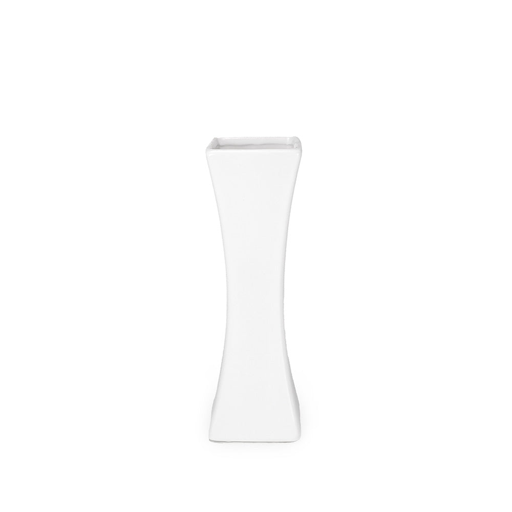 White Ceramic Vase 23cm