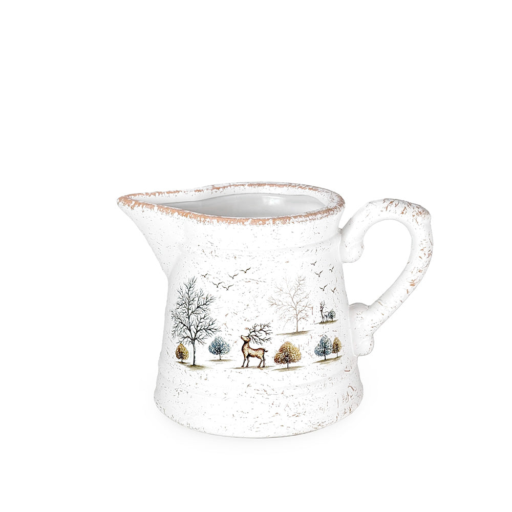 Ceramic Planter Pitcher Deer