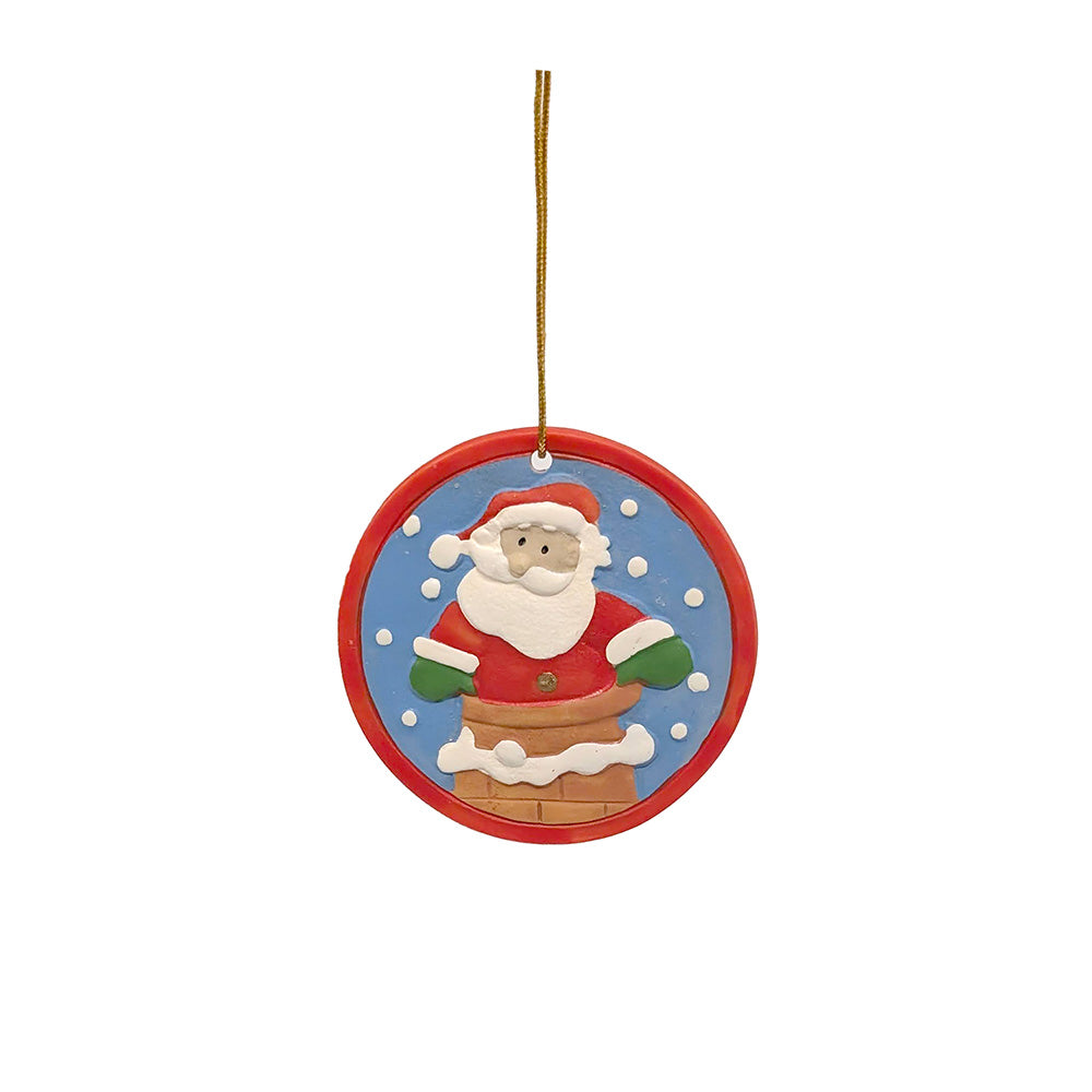 Christmas Resin Ornament Santa