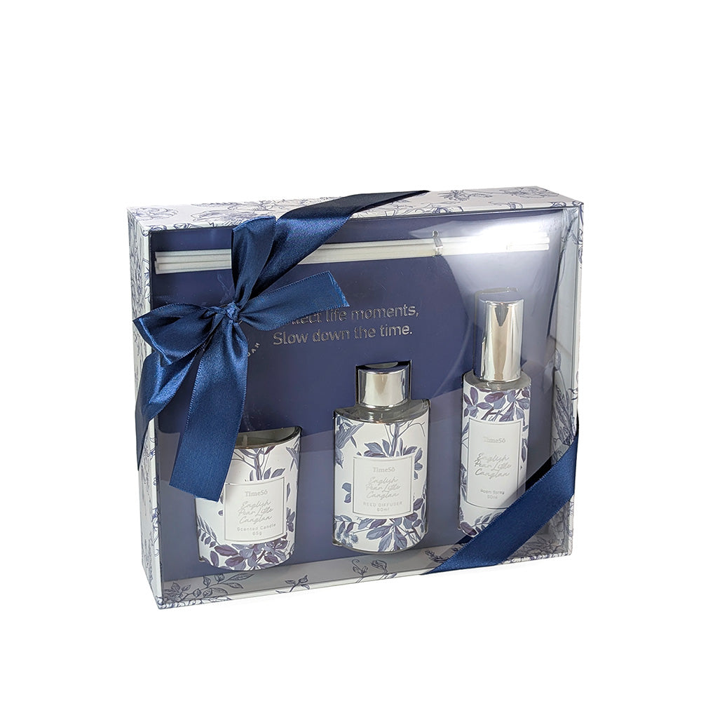 Scented Candle & Fragrance Gift Set - English Pear