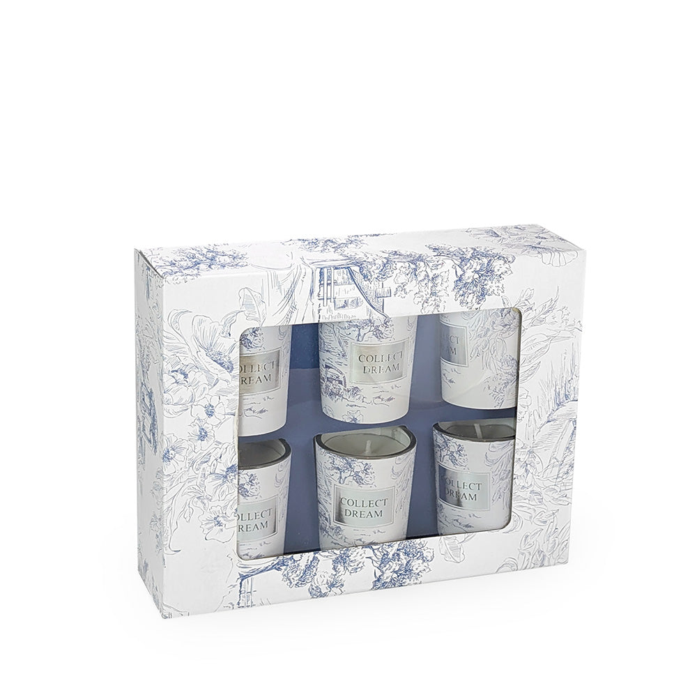 Scented Candle Gift Set 6pcs - Grapefruit & White Tea