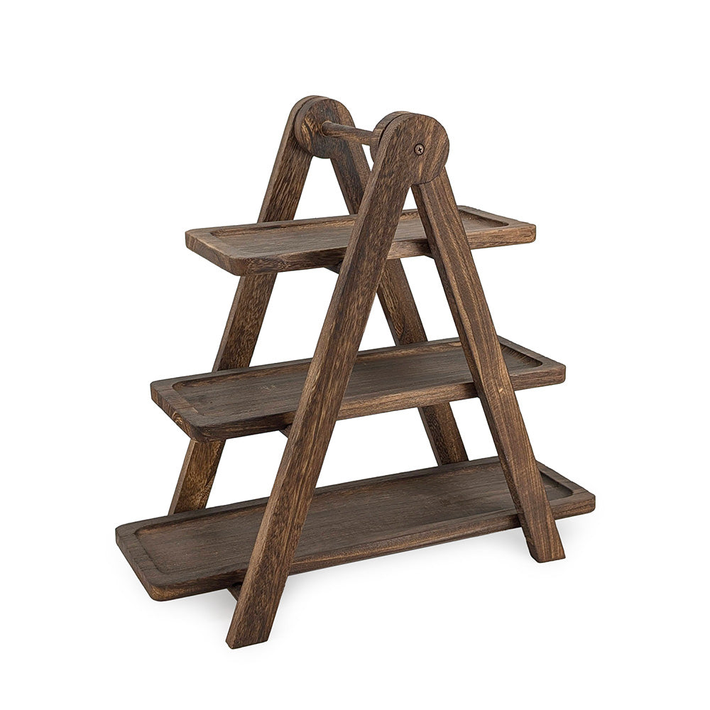 3 Layer Wooden Mug Stand