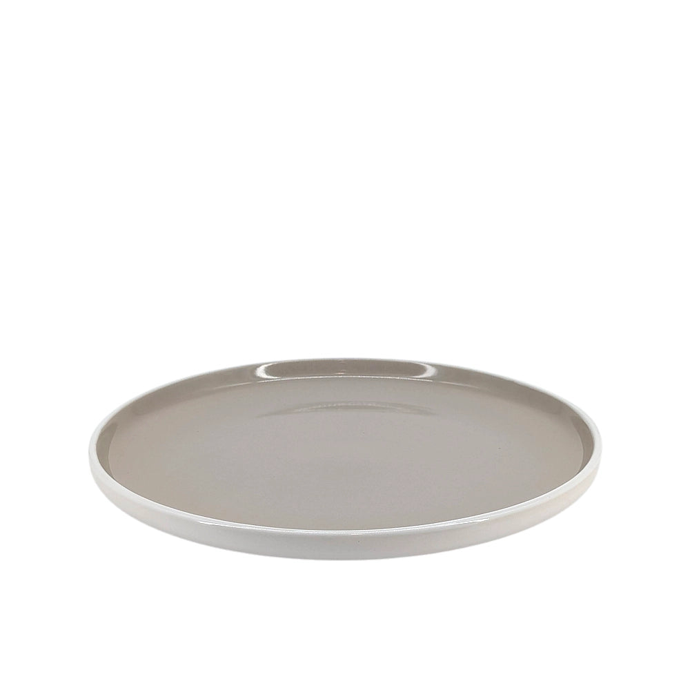 Ceramic Dinner Set White & Beige