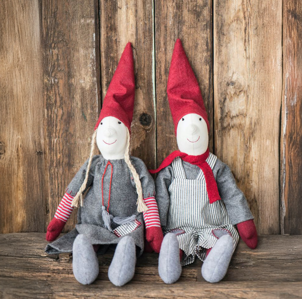 Scandinavian Elf Fabric Doll Girl
