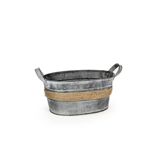 Rustic Tin Bucket Small