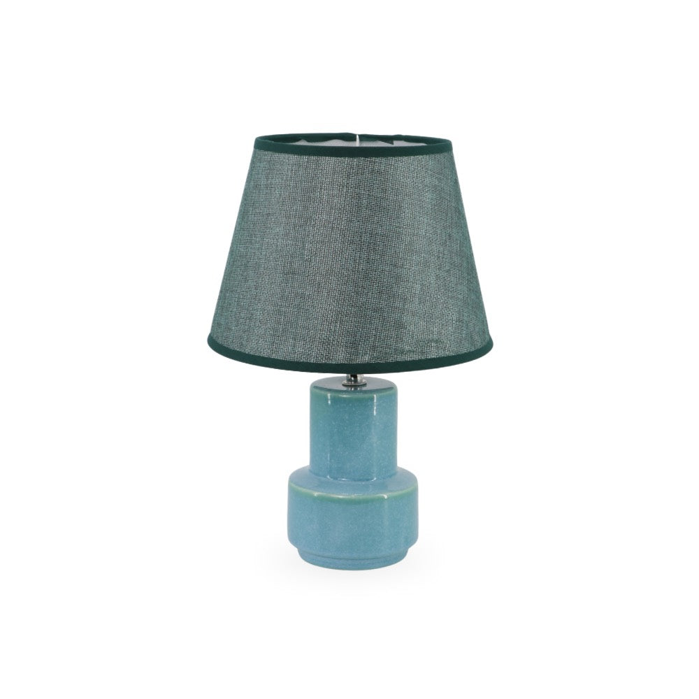 Turqoise Ceramic Table Lamp 33cm