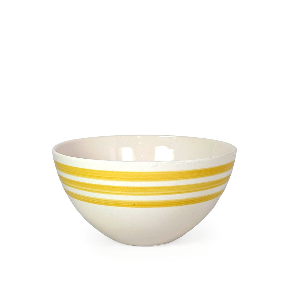 Bowl Yellow Stripes 16 cm