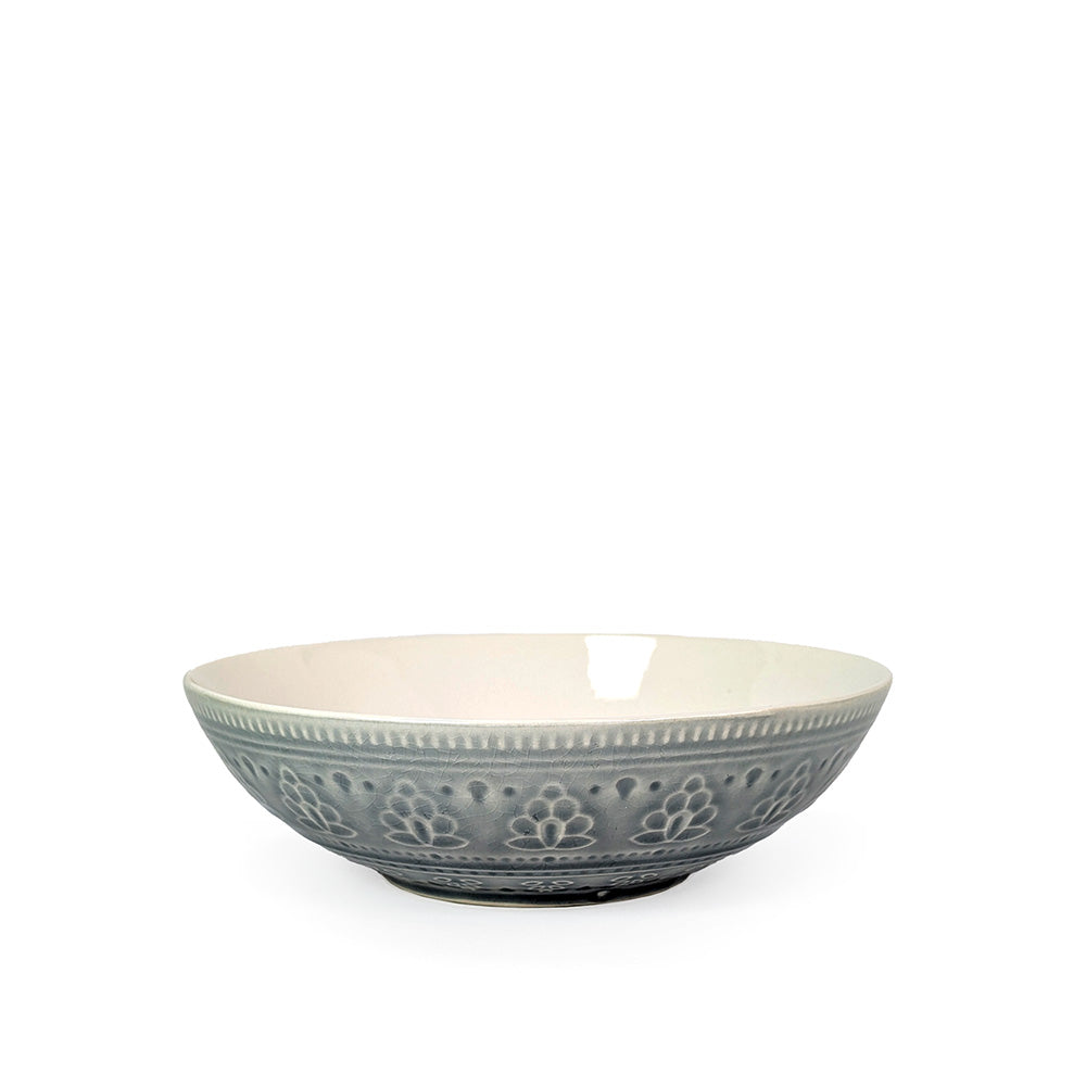 Fleuris Bowl Gray