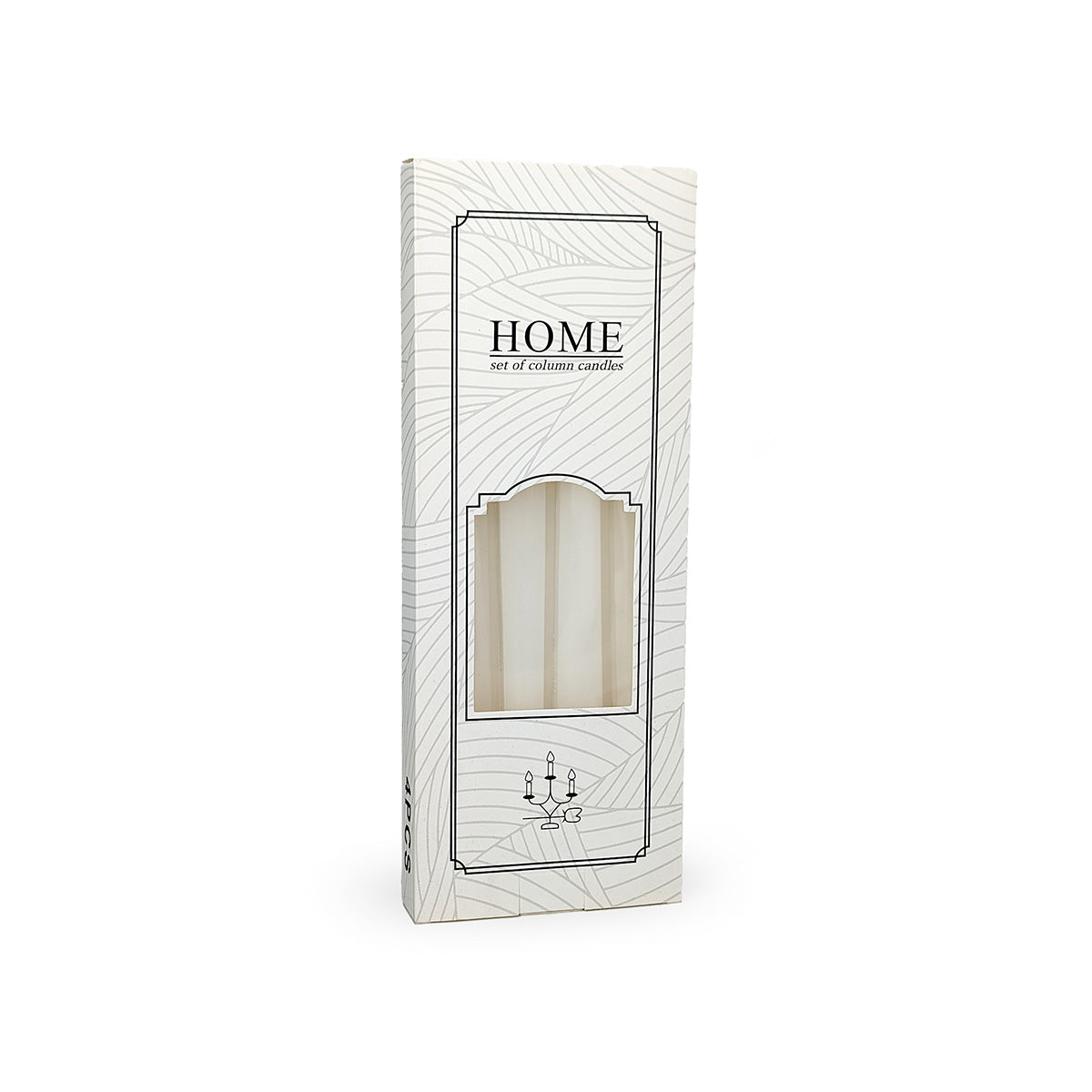 Candles White 4 Pcs