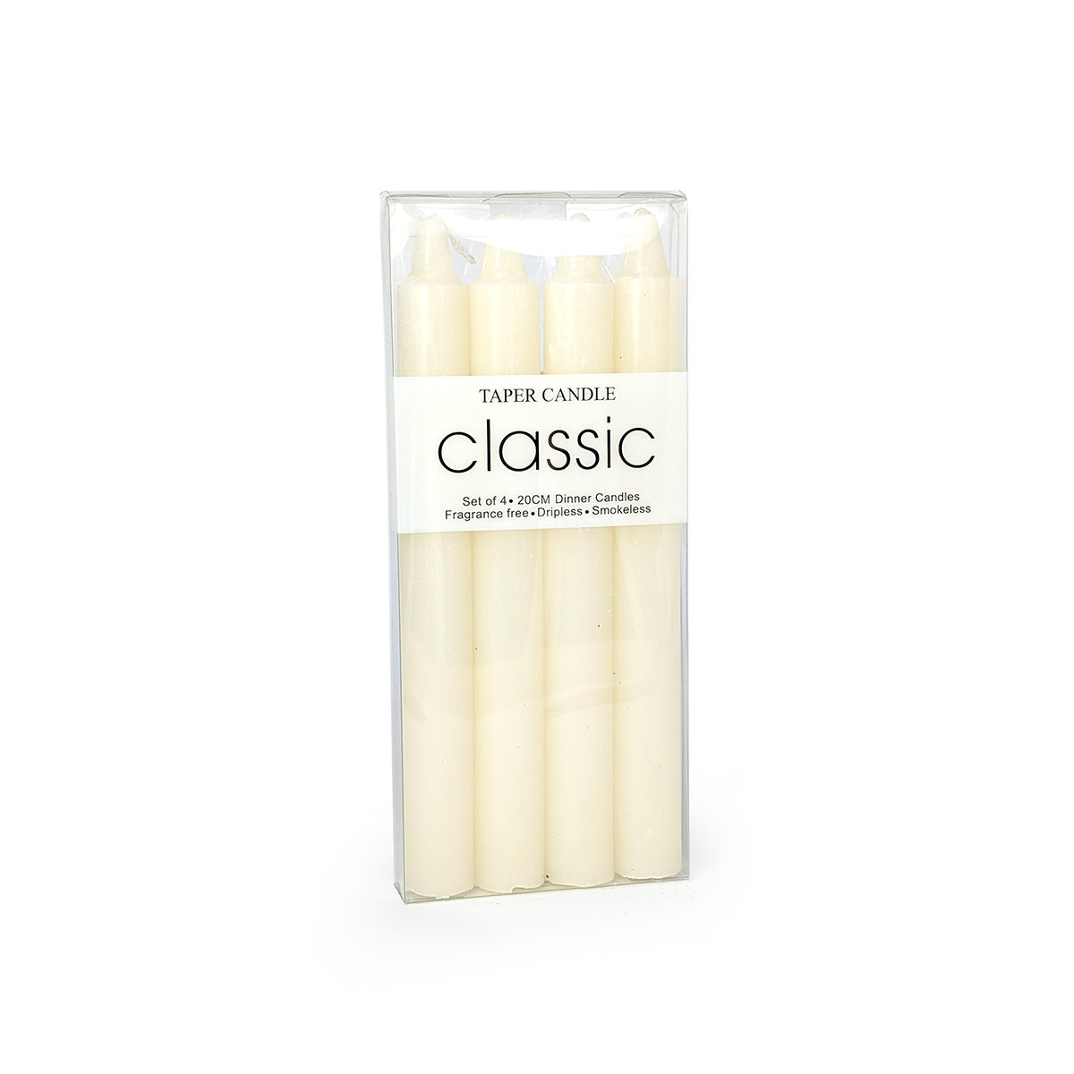 Classic Taper Candle 4 Pcs