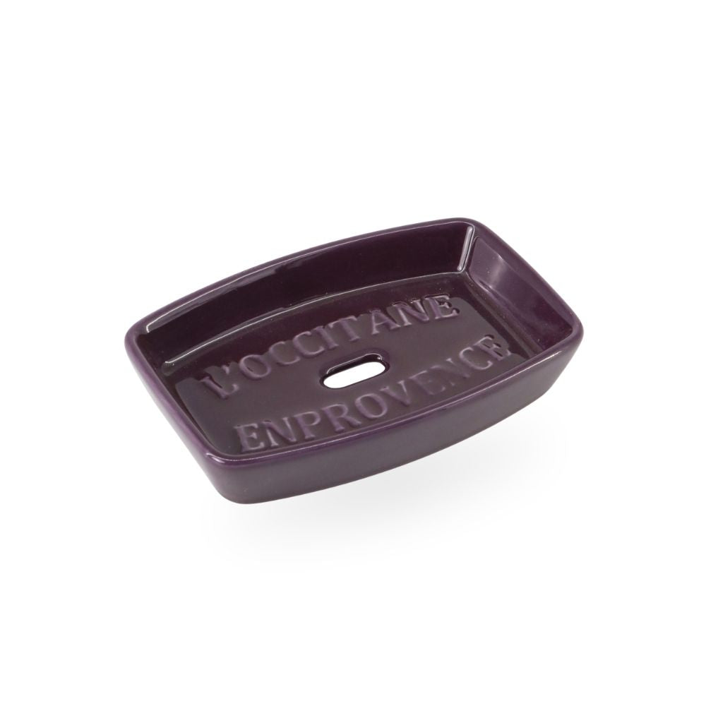 Ceramic Soap Dish Purple