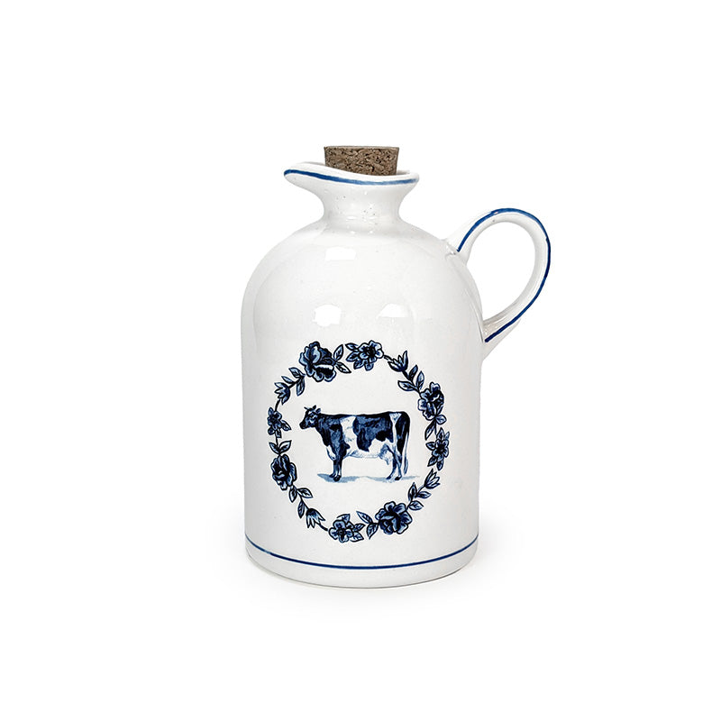 Farmhouse Oil Jug Cow