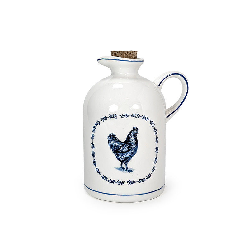 Farmhouse Oil Jug Rooster