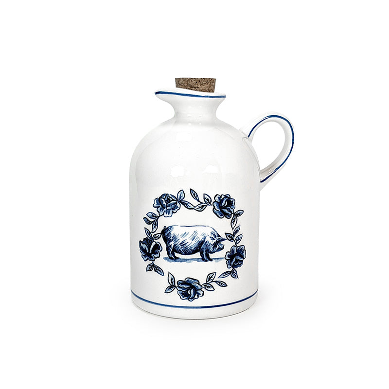 Farmhouse Oil Jug Pig
