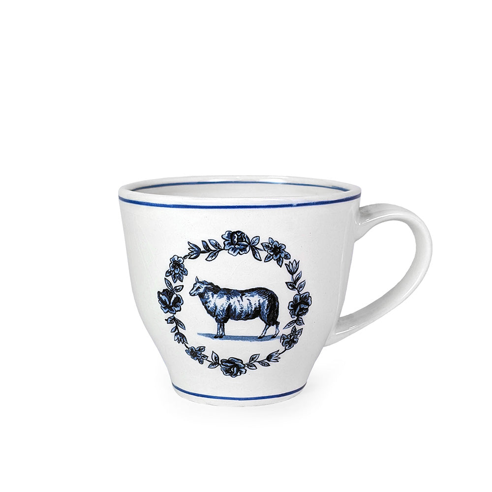 Farmhouse Ceramic Mug Lamb