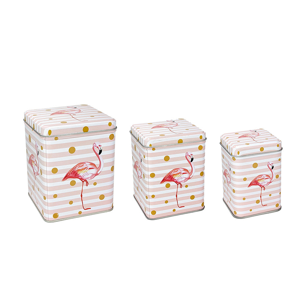 Tin Boxes Flamingo