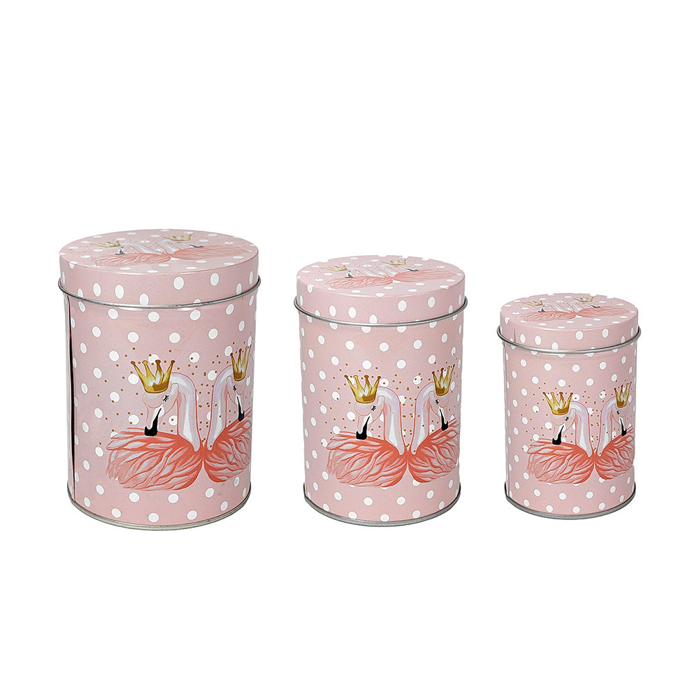 Tin Cylinders Flamingo