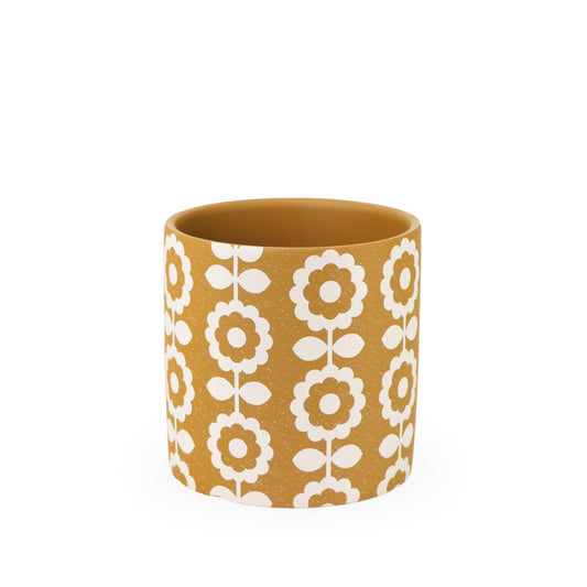 Ceramic Planter Floral 14cm