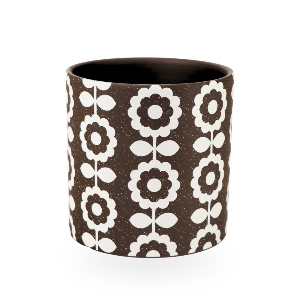 Ceramic Planter Floral 17cm