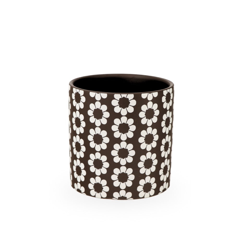 Ceramic Planter Floral 14cm