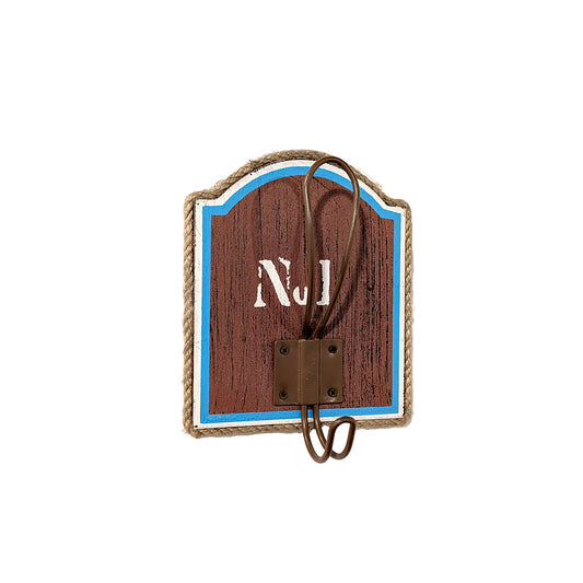 Wooden Sign w/ Metal Hook