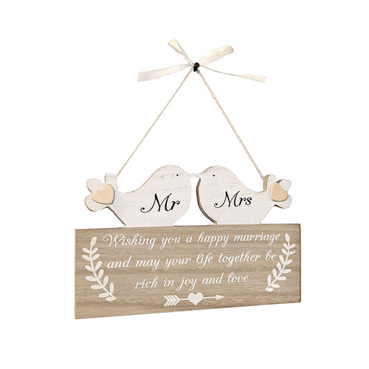 Wooden Love Bird Sign
