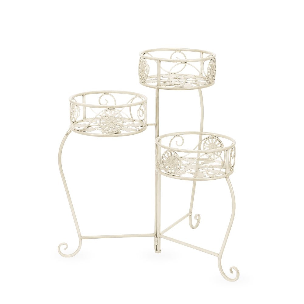 Metal Planter Stand White 3H