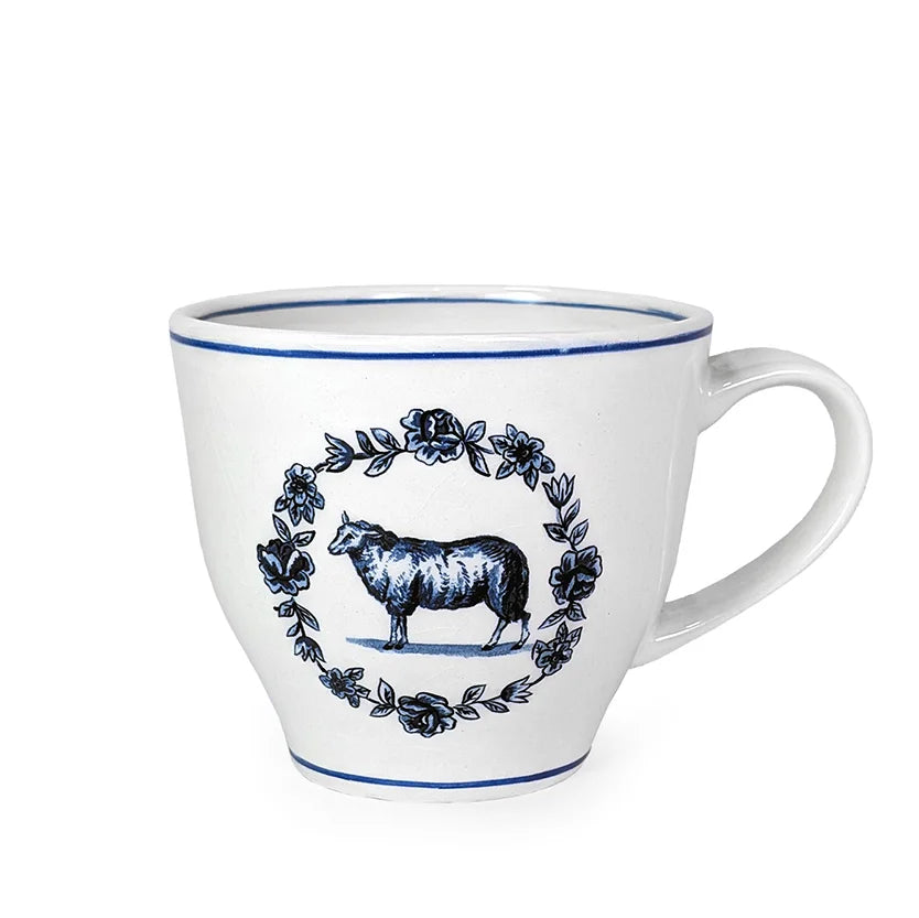 Farmhouse Ceramic Mug Lamb