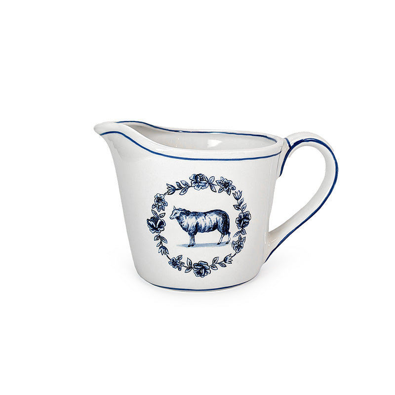 Farmhouse Ceramic Pitcher Lamb