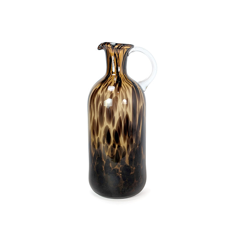 Glass Pitcher Tortoise Shell Pattern