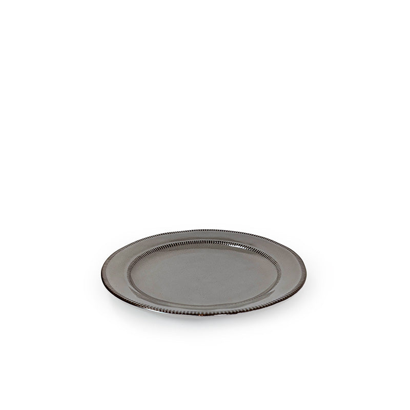 William Dark Gray Dessert Plate 21 cm