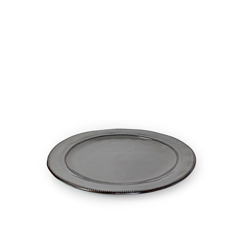 William Dark Gray Dinner Plate 28 cm