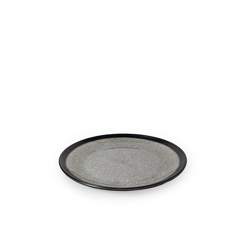 Ash Gray Dessert Plate 21 cm