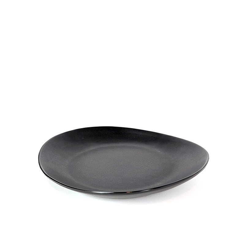Black Slate Dessert Plate 22 cm