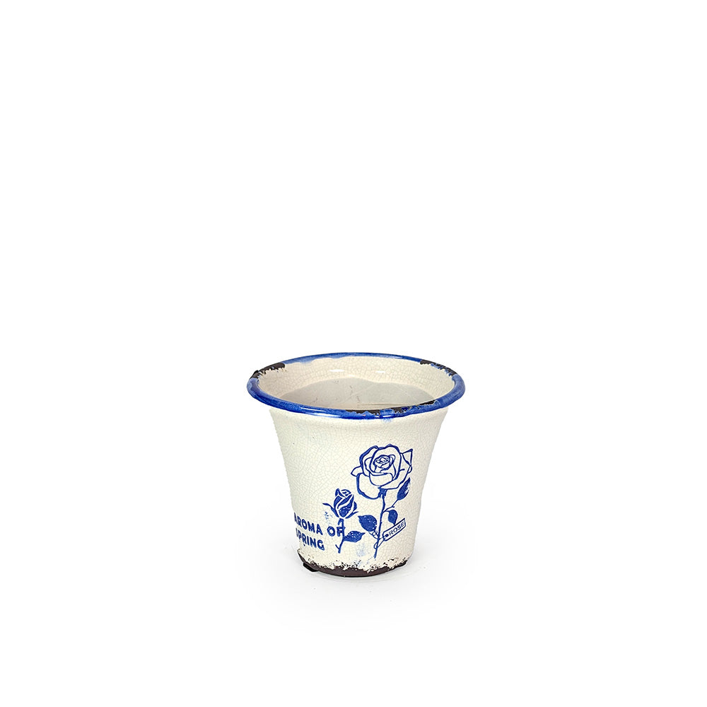 Ceramic Blue China Vase Small