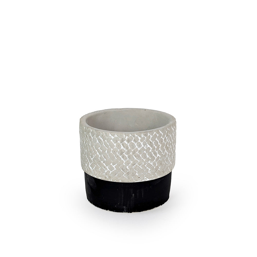 Concrete Planter Black