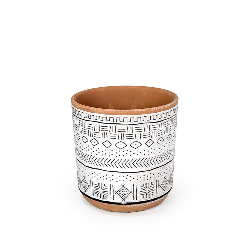 Terracotta Tribal Planter Large