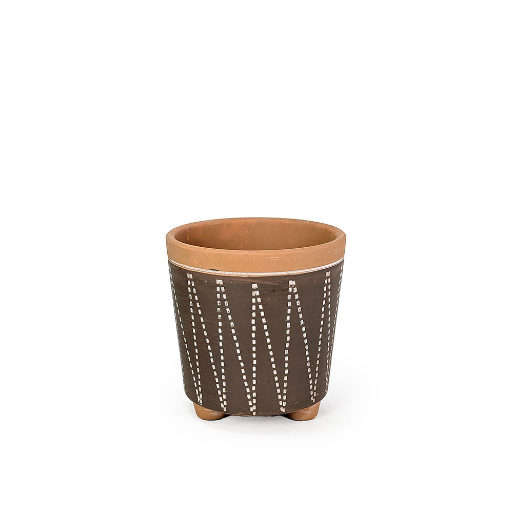 Terracotta Planter w/ Feet Small