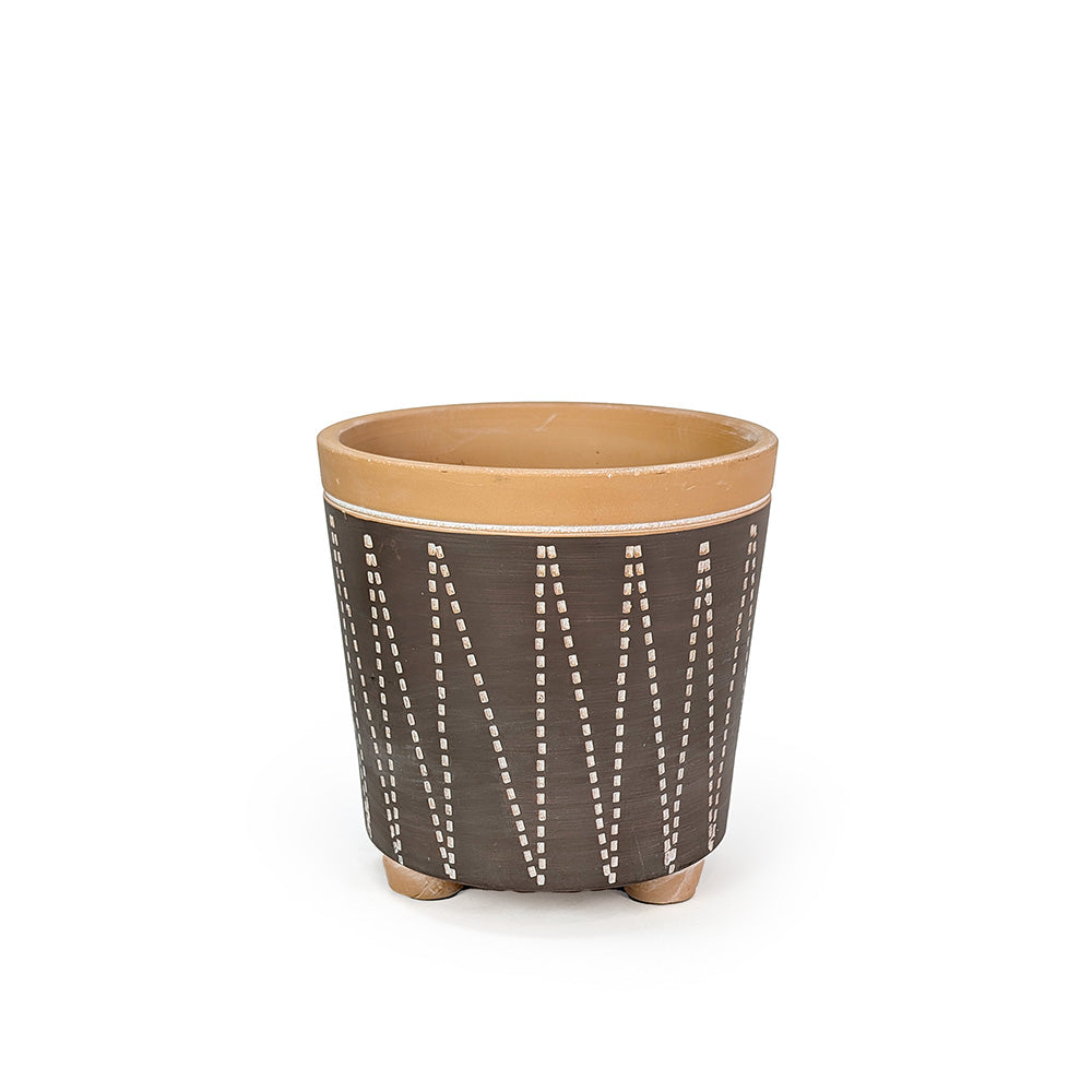 Terracotta Planter w/ Feet Large